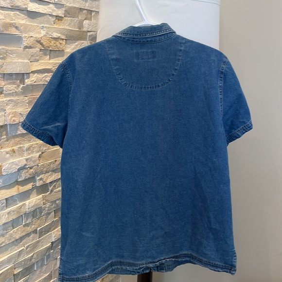 Bill Blass Vintage Jean shirt - Picture 6 of 7